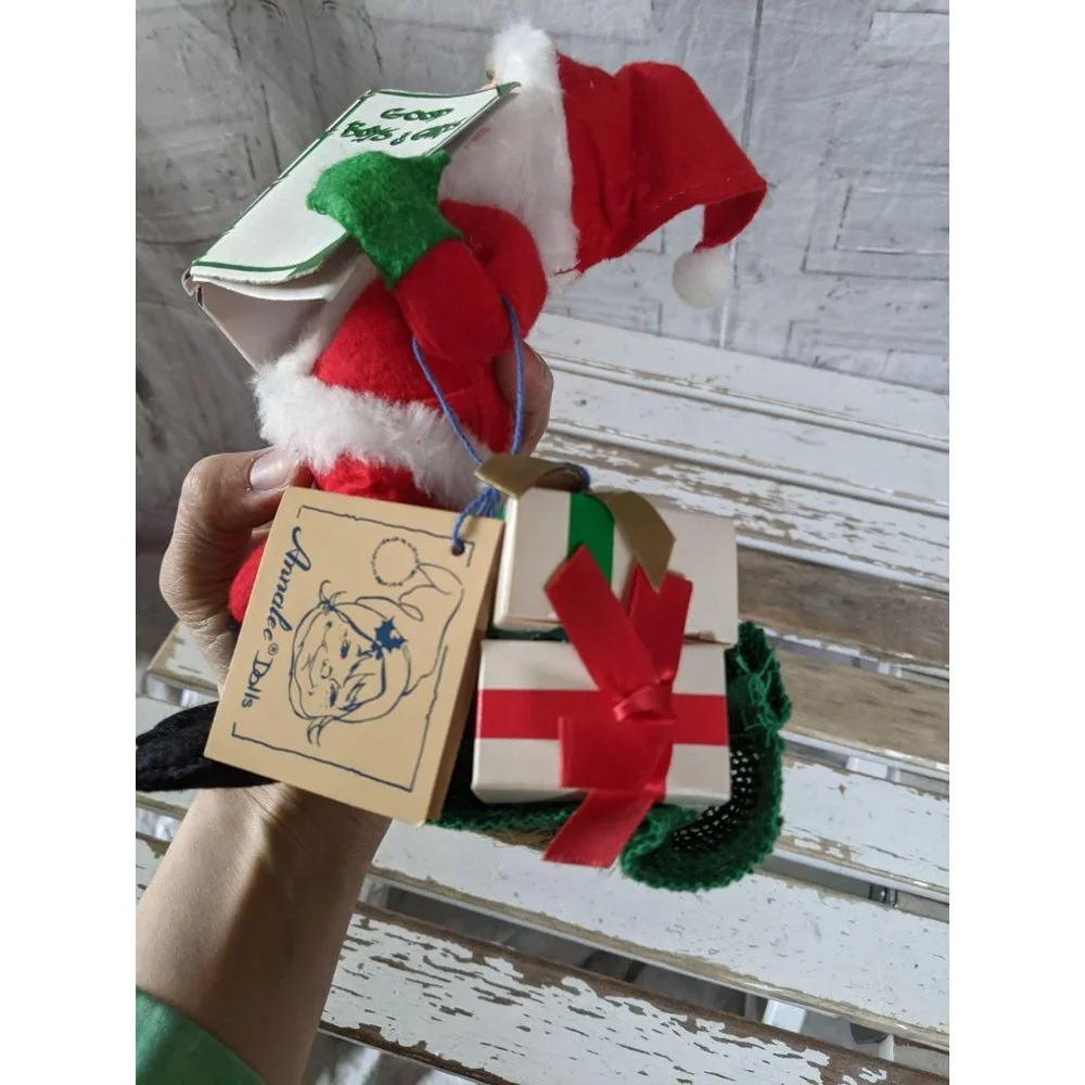 Vintage 1992 Santa reading‎ presents boys girls 522